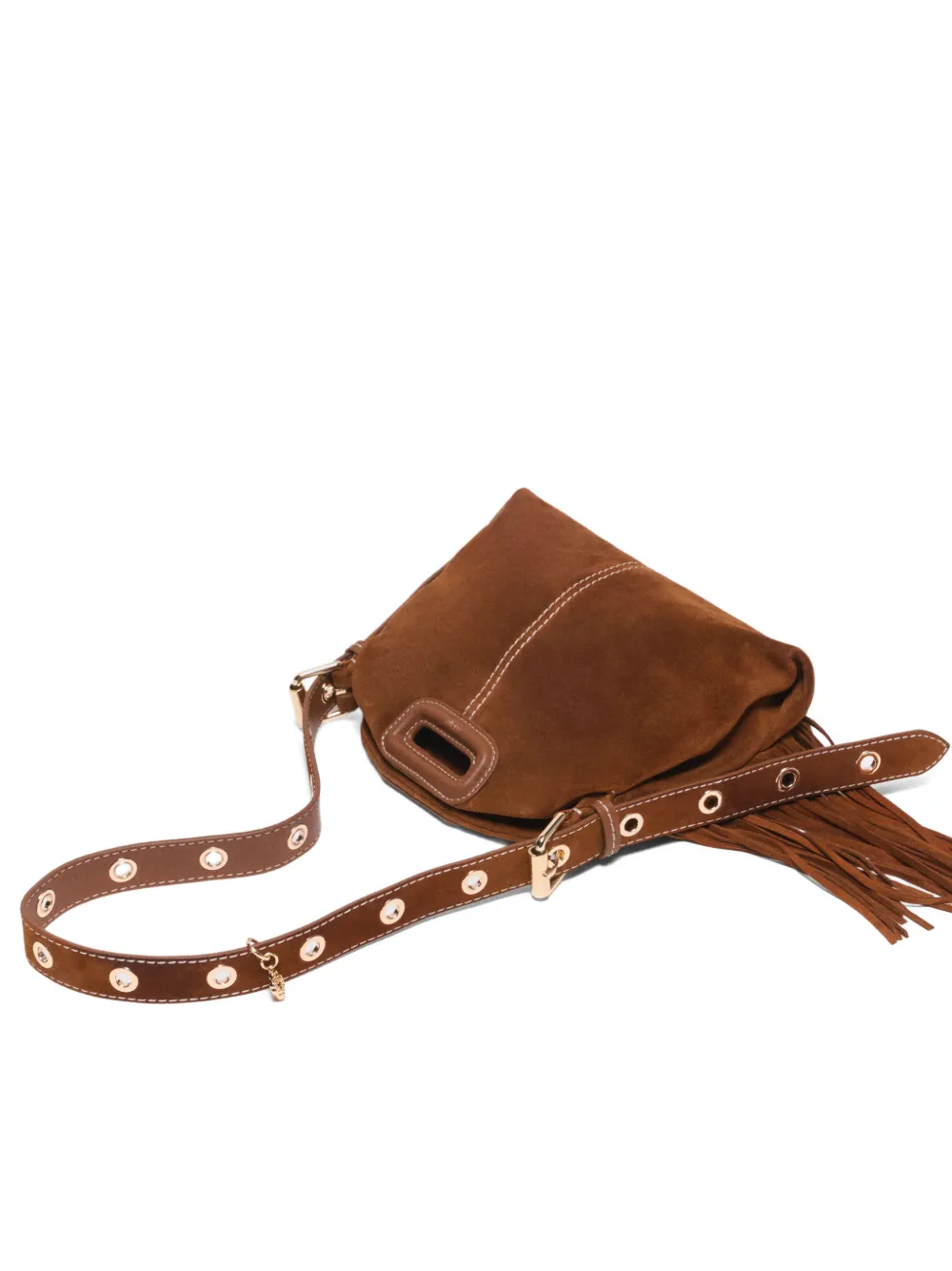 Fringed Suede Shoulder Bag