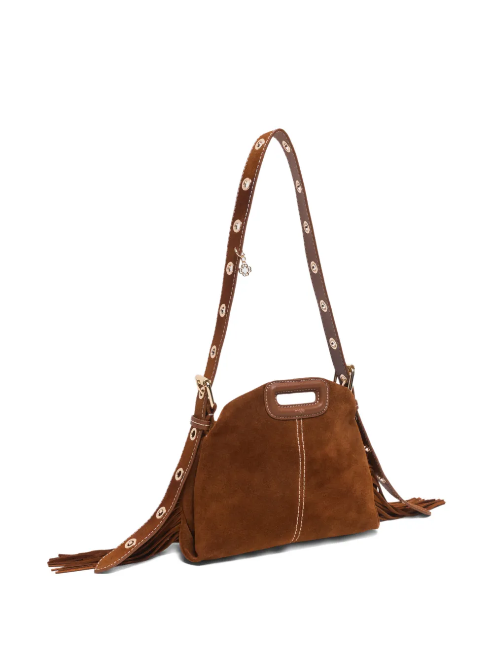 Fringed Suede Shoulder Bag