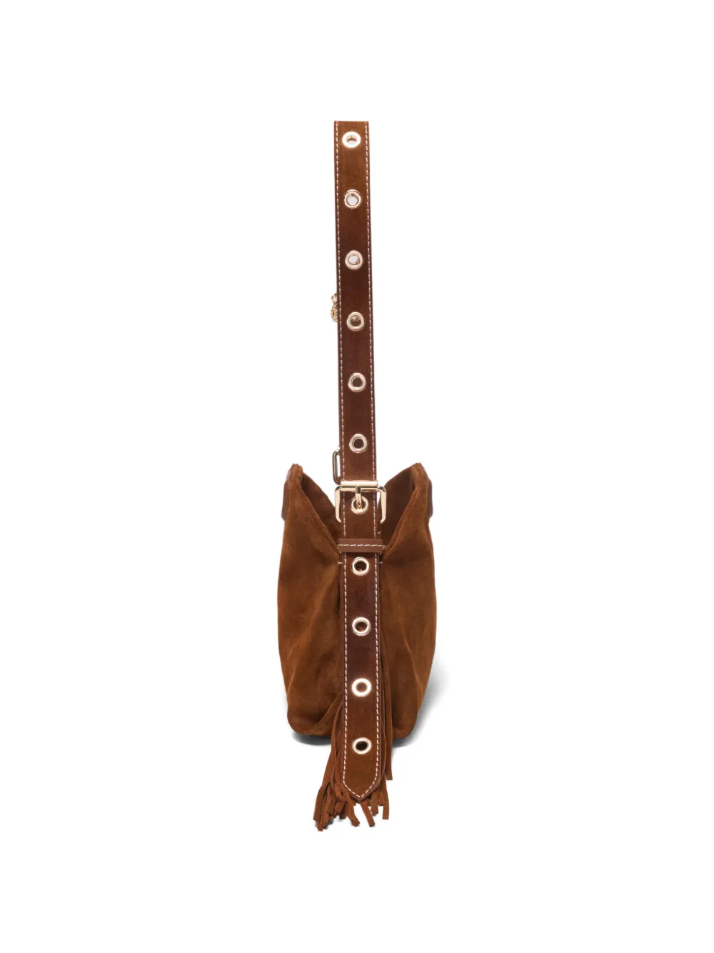 Fringed Suede Shoulder Bag