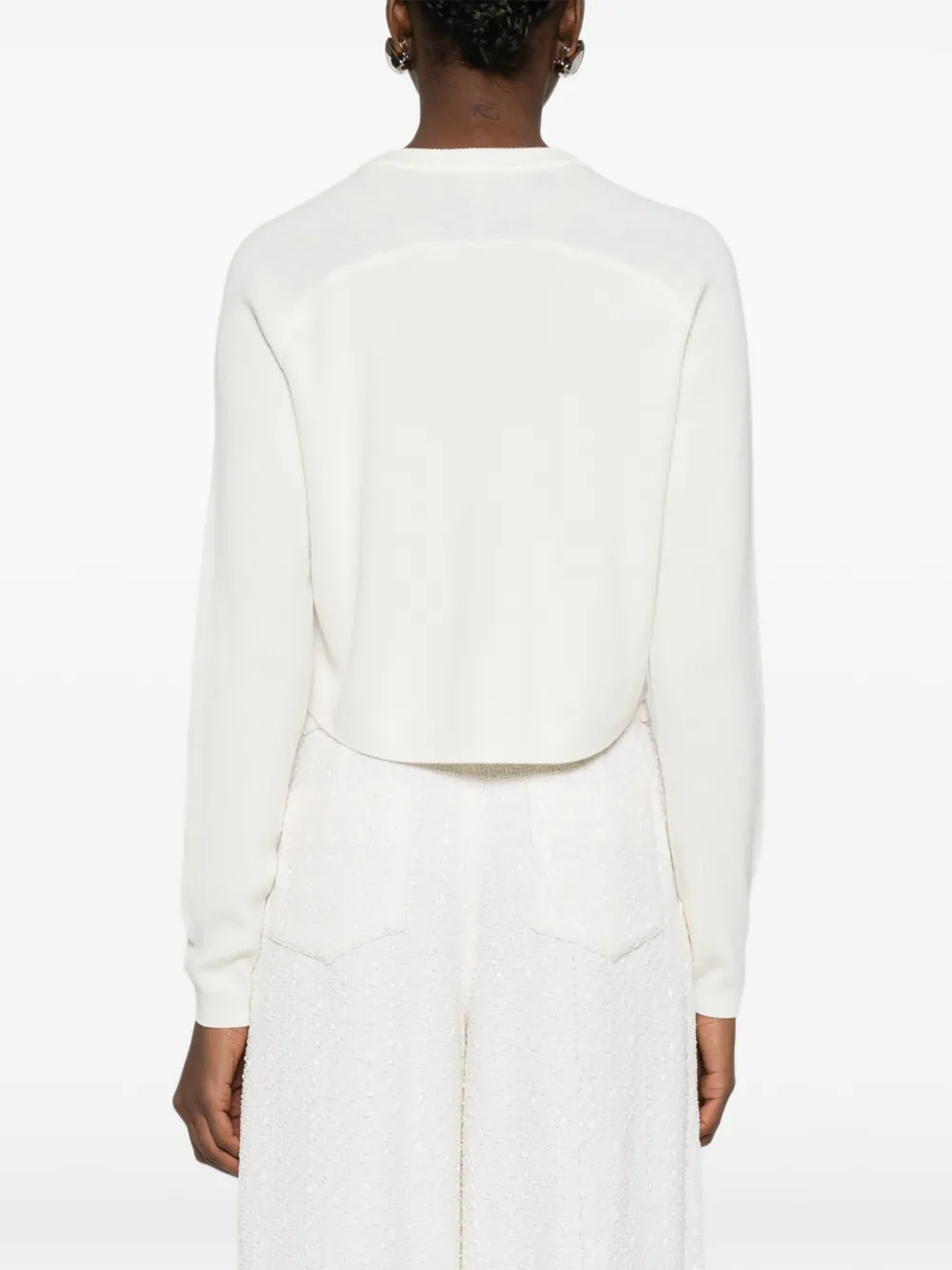 Maje Vest met strikknoop Beige