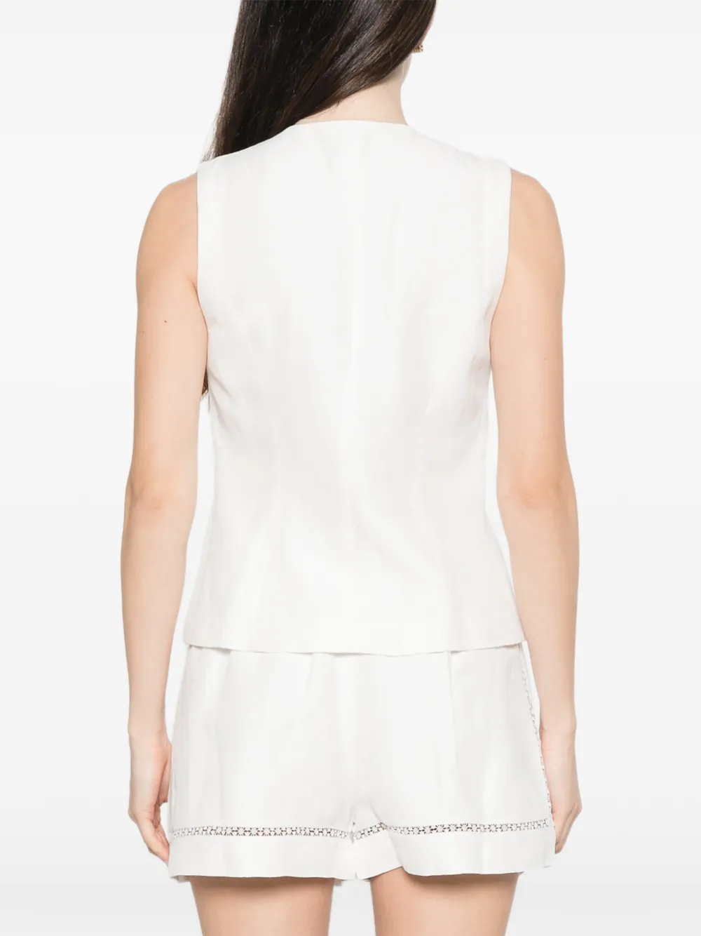 Maje Top met knoop-detail Wit