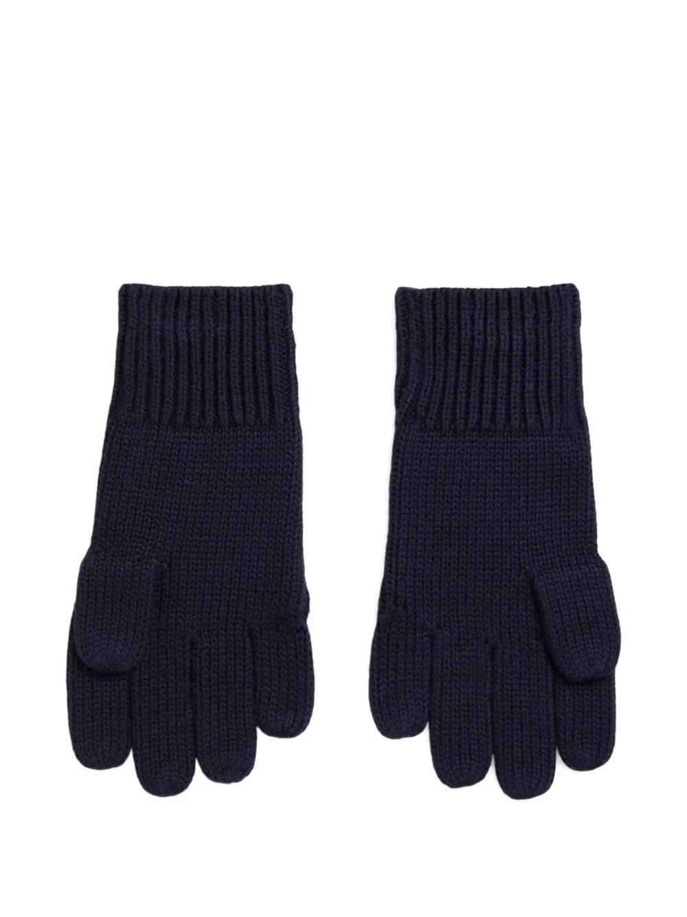 POLO RALPH LAUREN KIDS Kabelgebreide handschoenen met logodetail - Blauw