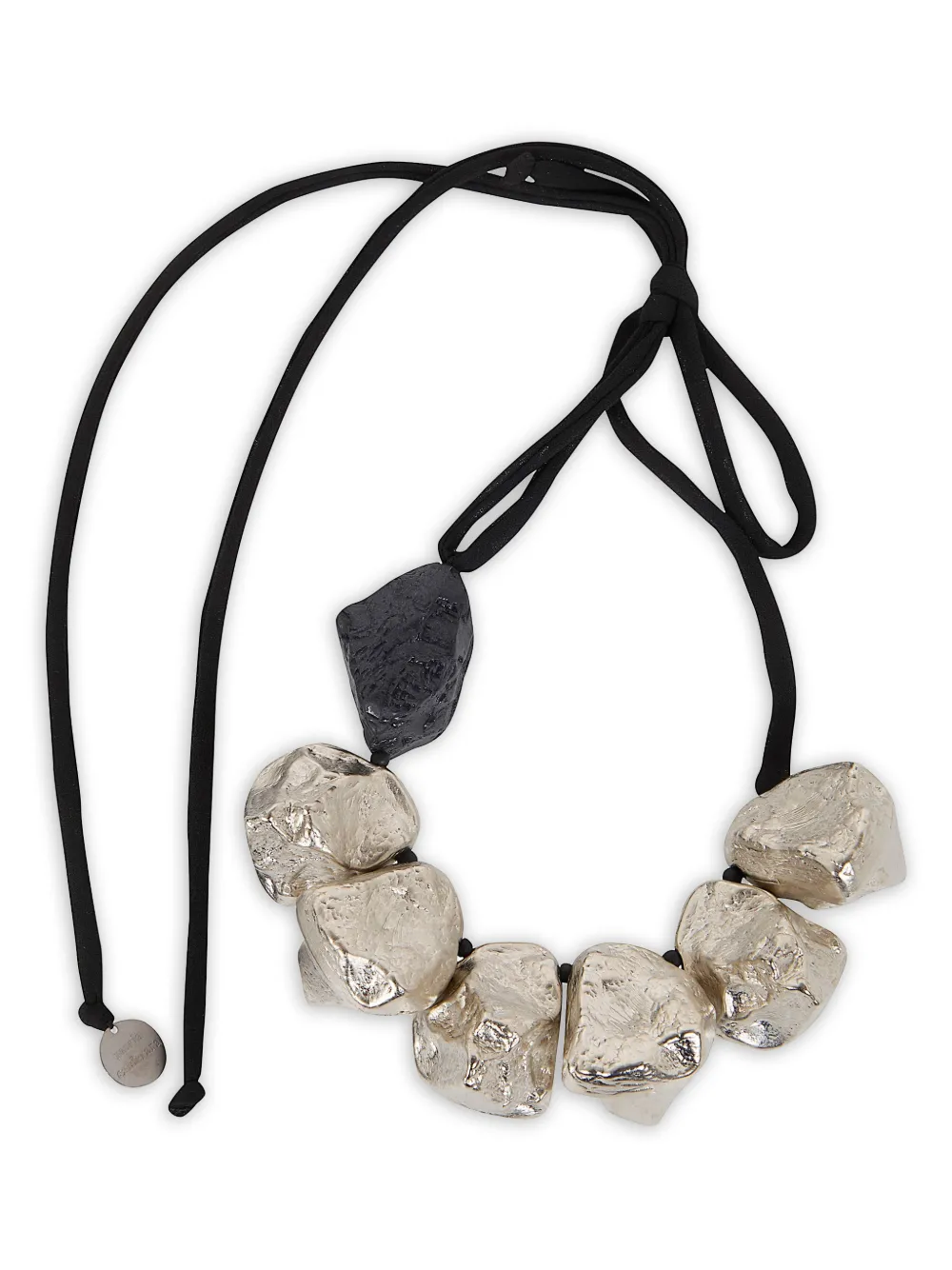 Maria Calderara stone necklace - Silber