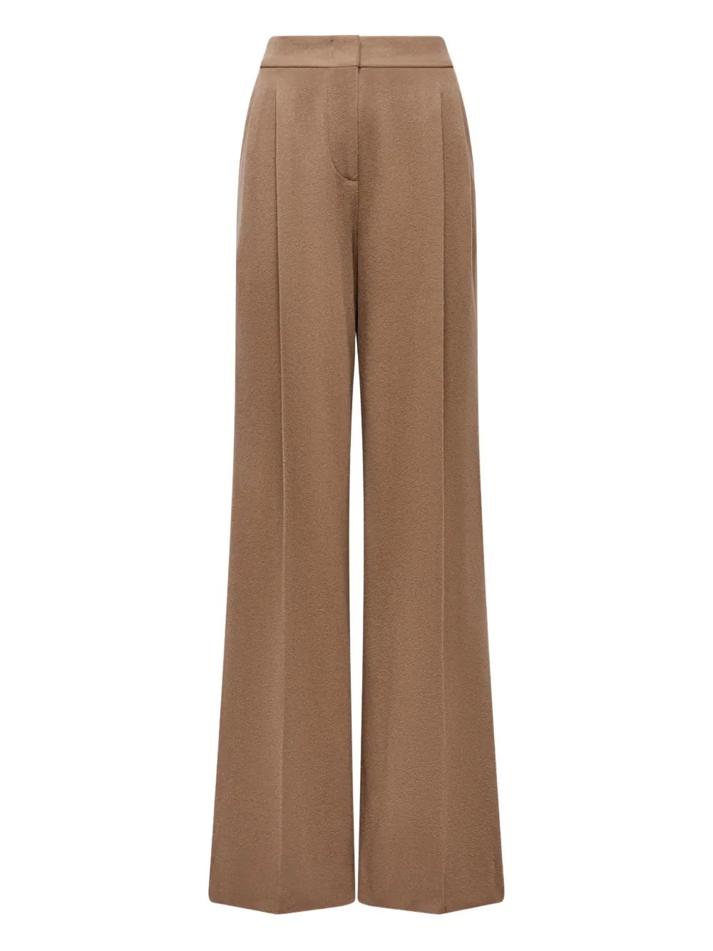 Another Tomorrow pleated trouser - ブラウン Another Tomorrow pleated trouser - ブラウン