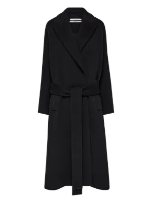 TOVE Jore belted-waist Coat | Black | FARFETCH