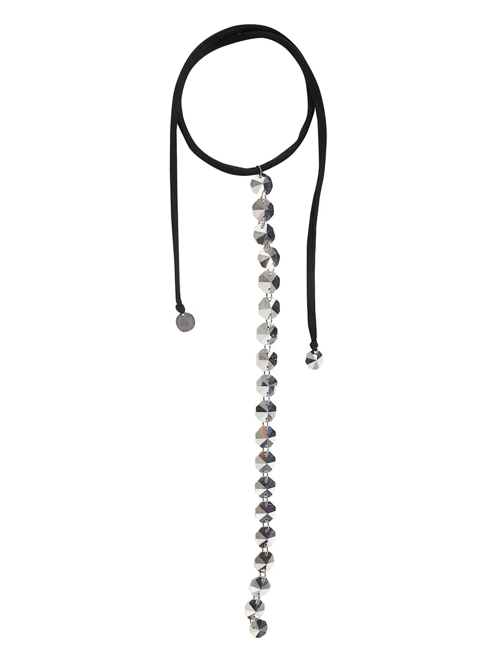 Maria Calderara crystal-embellished necklace - Zwart