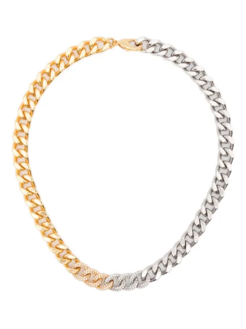 Maje Zirconia chain necklace