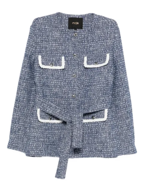 Maje button-front tweed jacket