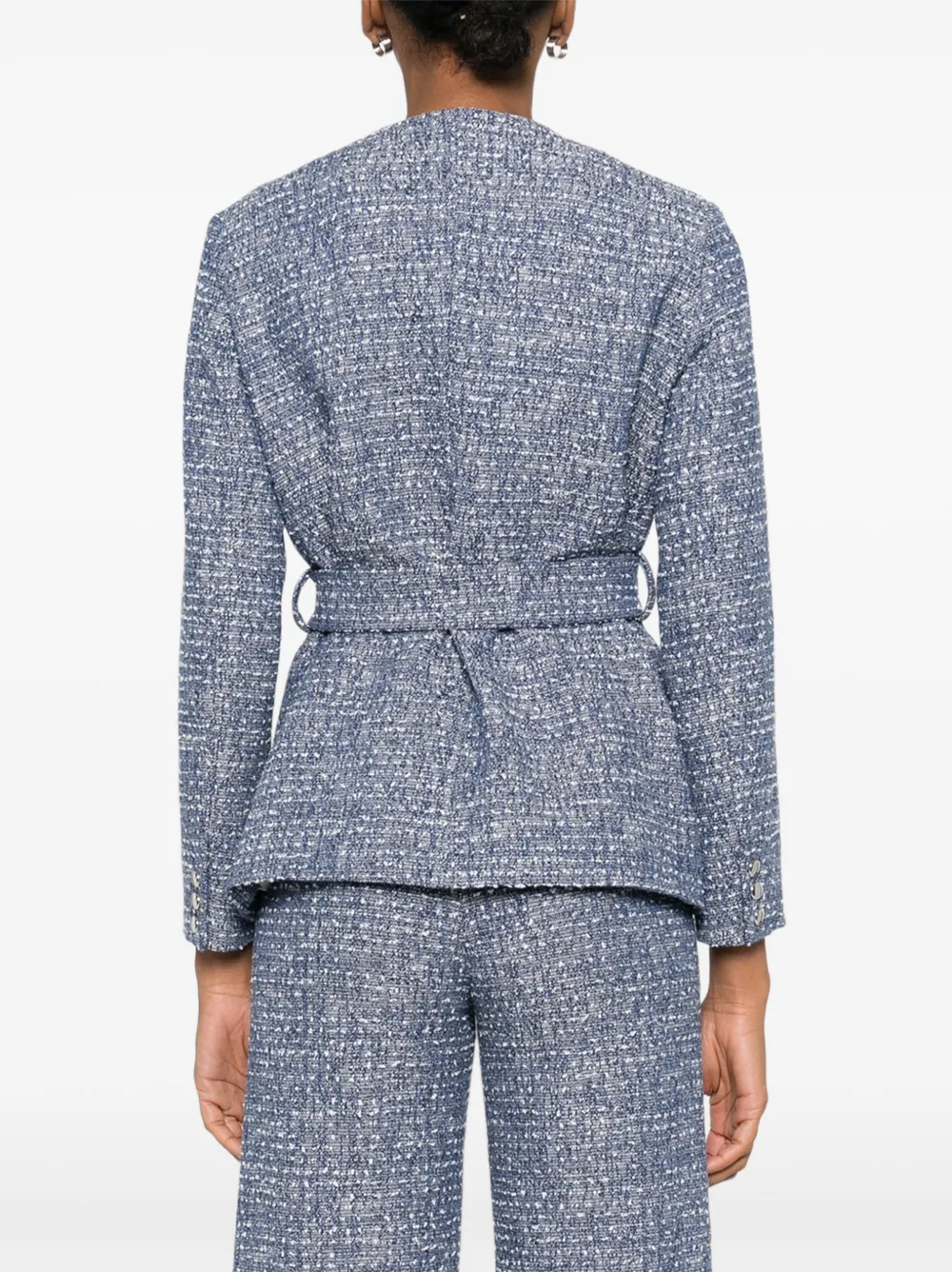 Maje ツイードジャケット | ブルー | FARFETCH JP