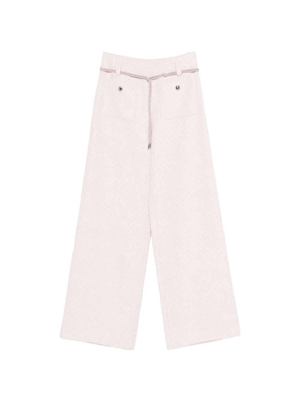 Maje crystal-embellished tailored trousers - Rosa