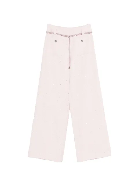 Maje crystal-embellished tailored trousers