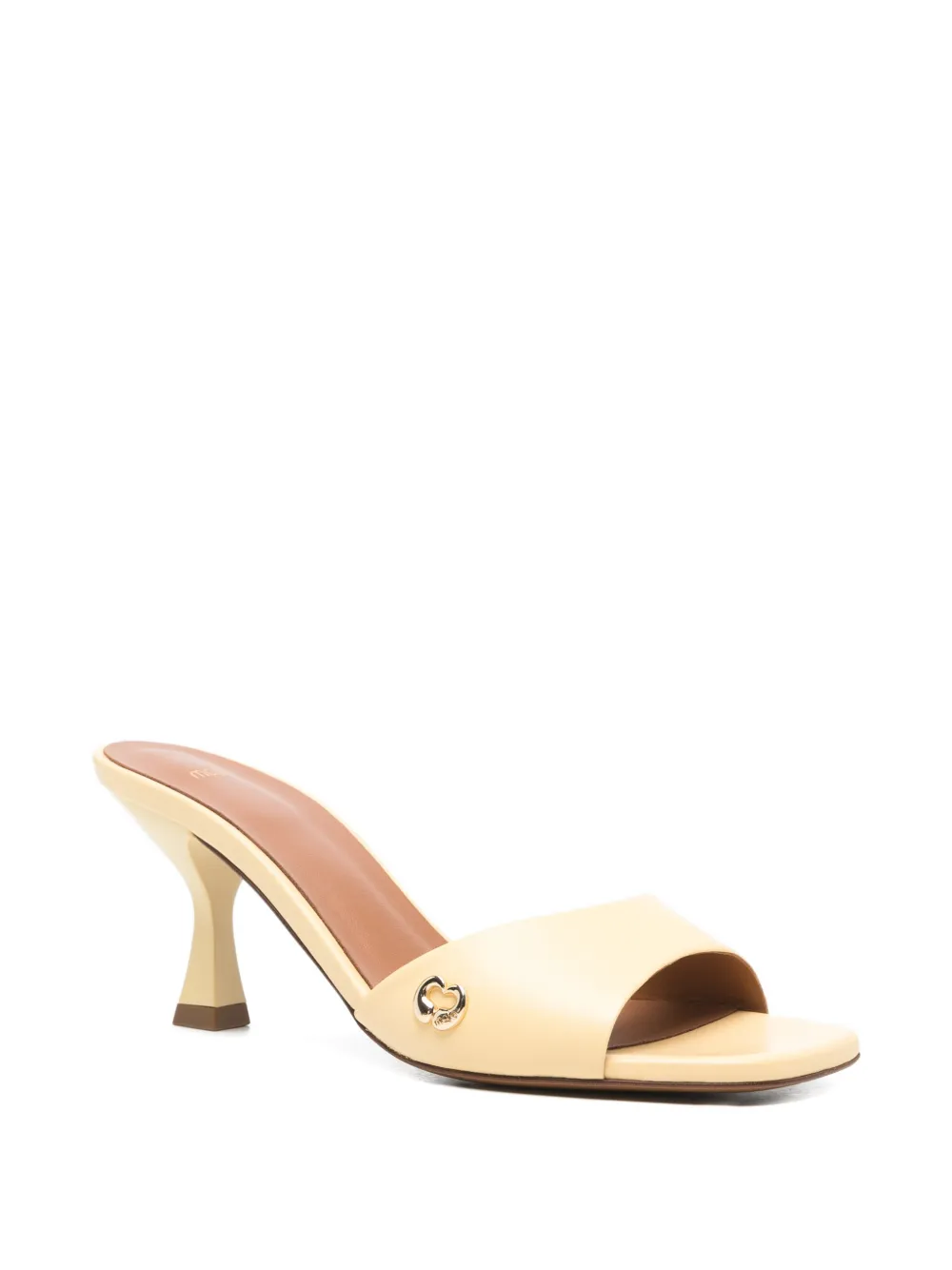 Maje Ornament sandalen met hak Beige