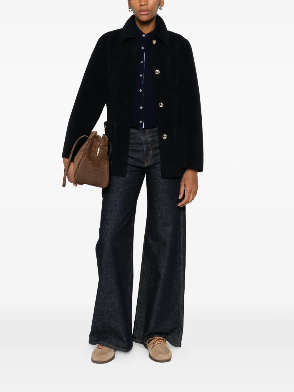 Maje reversible jacket | Single Breasted Coats | Image 2