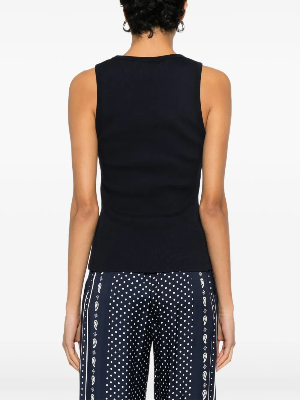 Heart-Embroidery Tank Top