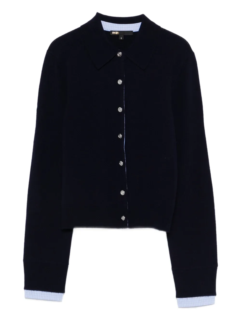 Maje Cardigan con bottoni - Blu