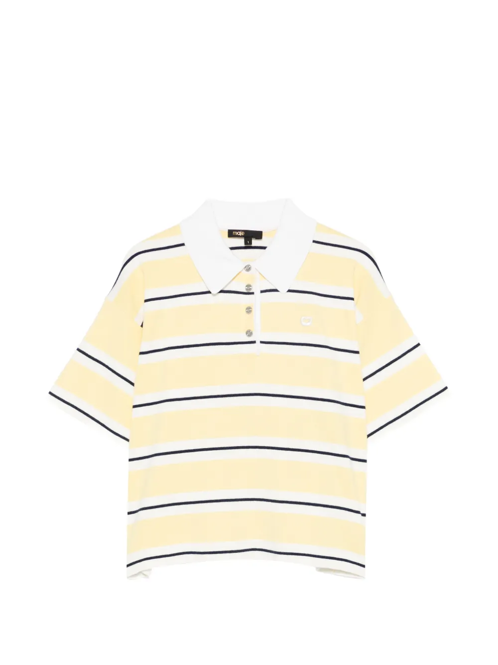 Maje Polo a righe - Giallo