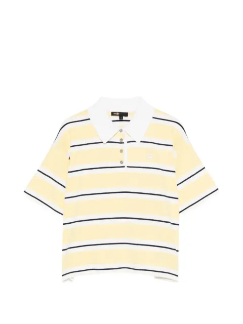 Maje striped polo shirt