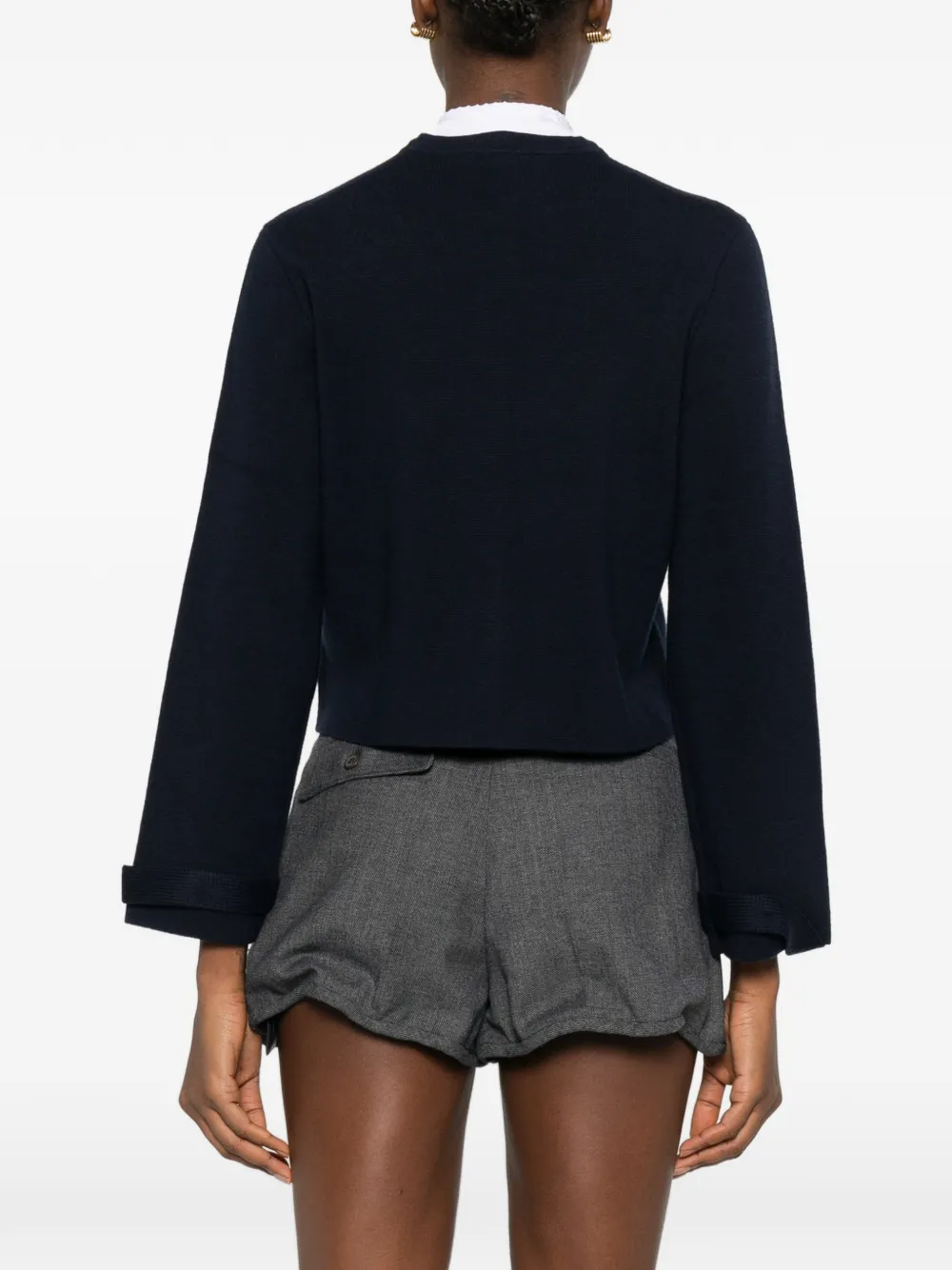 Collar Button Cardigan