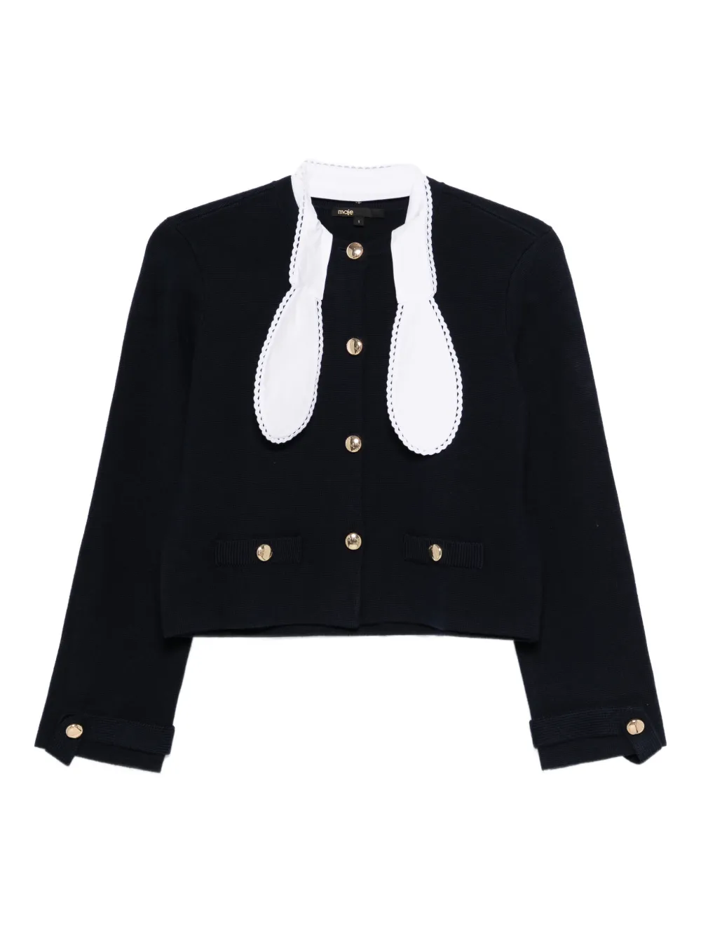 Maje collar button cardigan - Blue