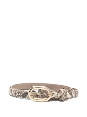 FABIANA FILIPPI レザーベルト グレージュ85 Fabiana Filippi バックル レザーベルト | ニュートラル | FARFETCH JP