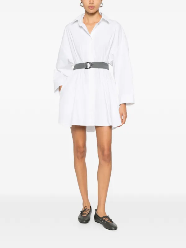 maje cotton dress Short flared cotton dress