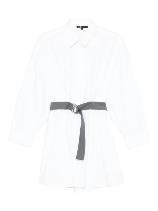 maje white mini dress Maje Floral-Appliqud Strapless Mini Dress