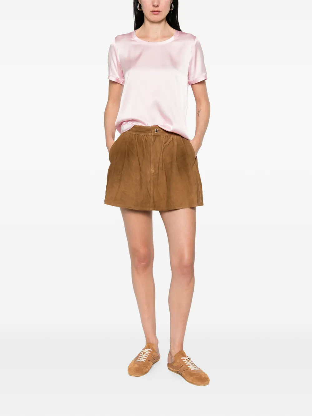  Maje Short-sleeve Top - Pink 