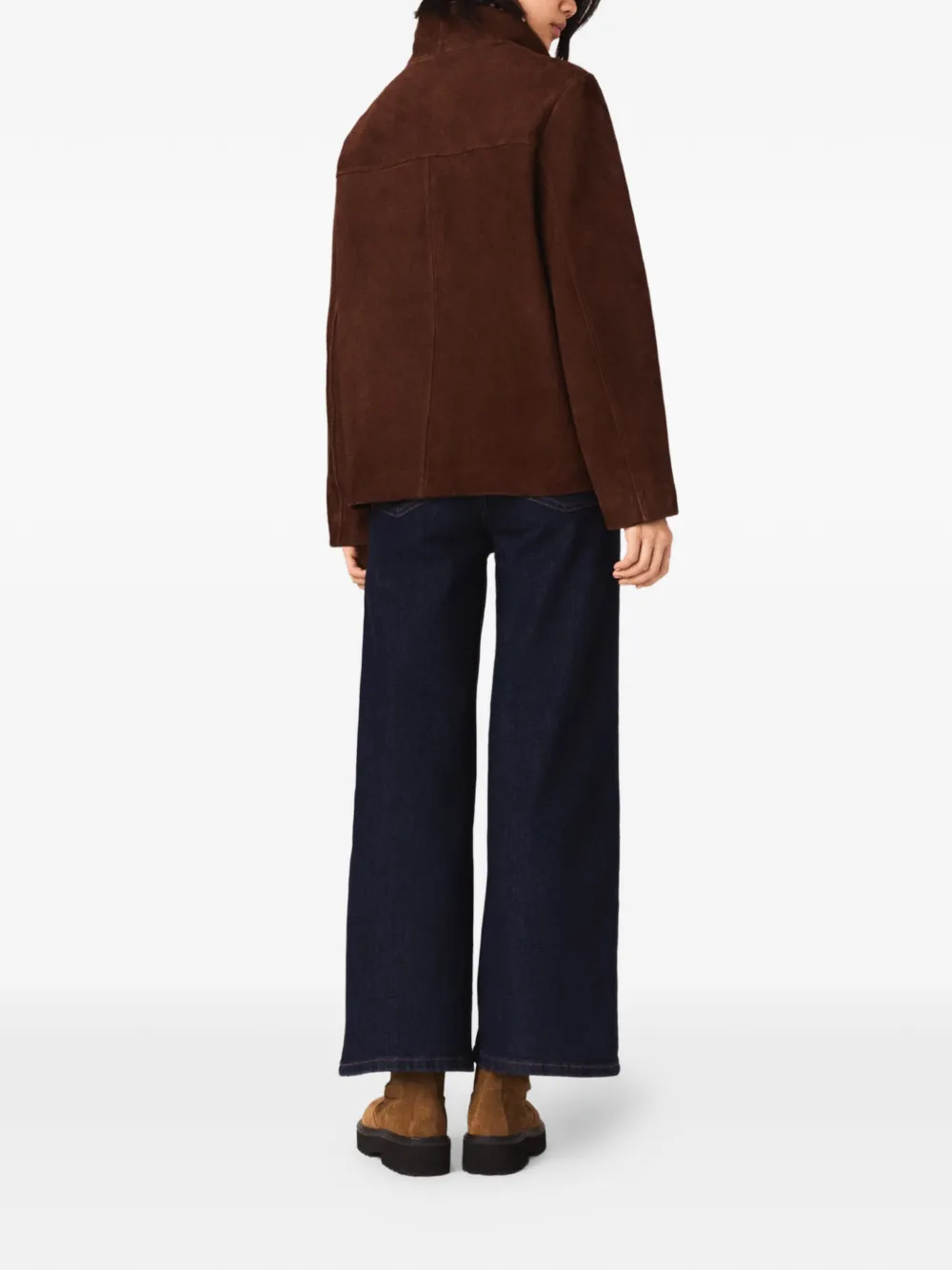 Maje Jeans met opgestikte zak Blauw