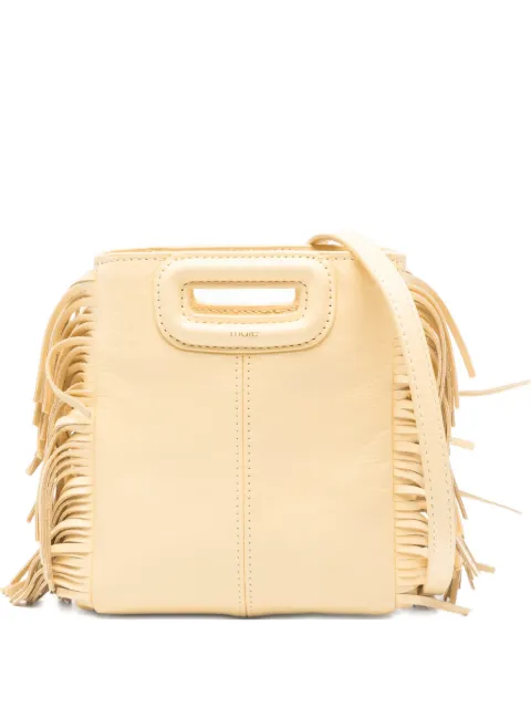 Maje mini M fringe tote bag