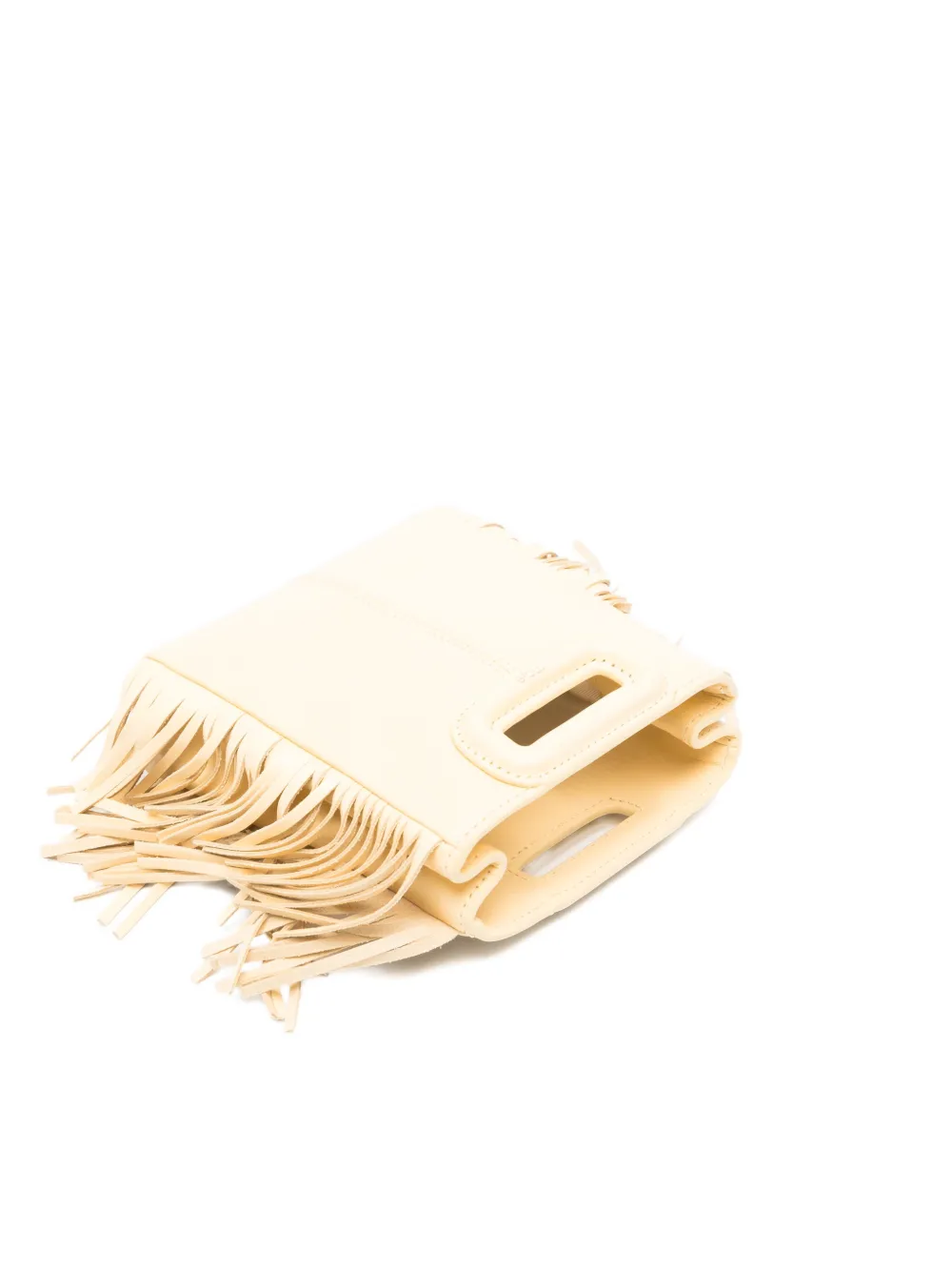 Maje Shopper met franje Beige