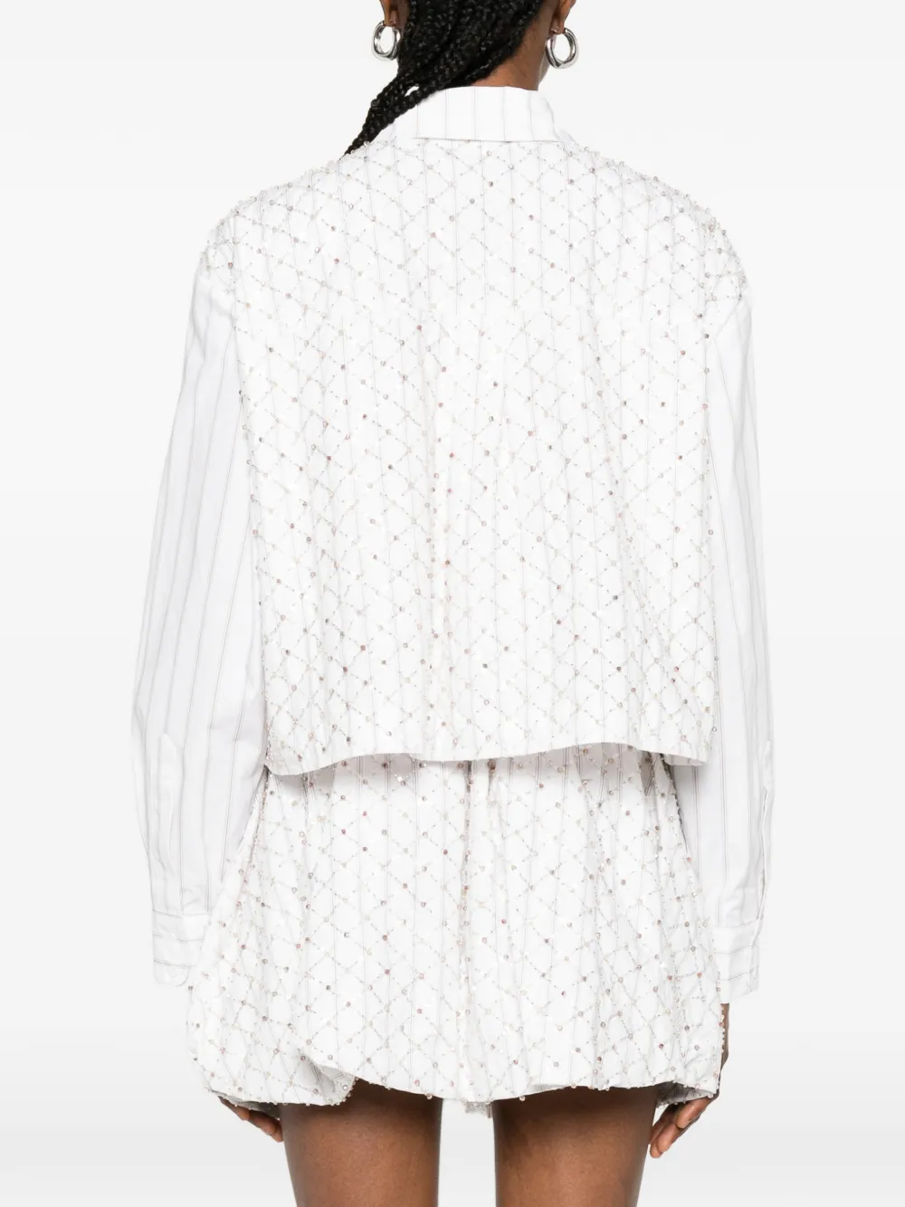 Maje Cropped top Wit