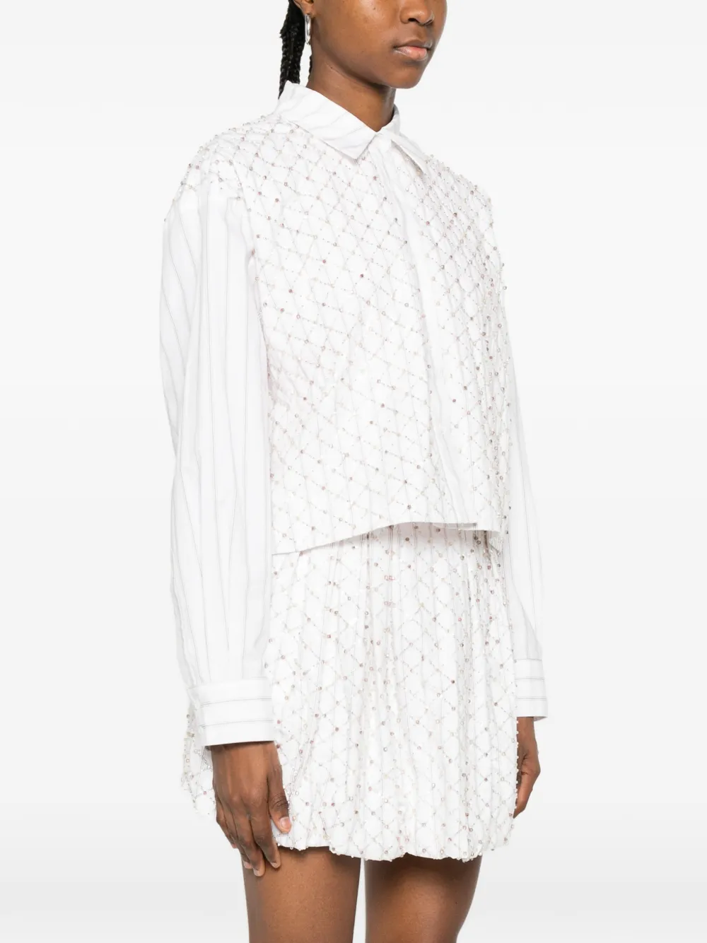 Maje Cropped top Wit
