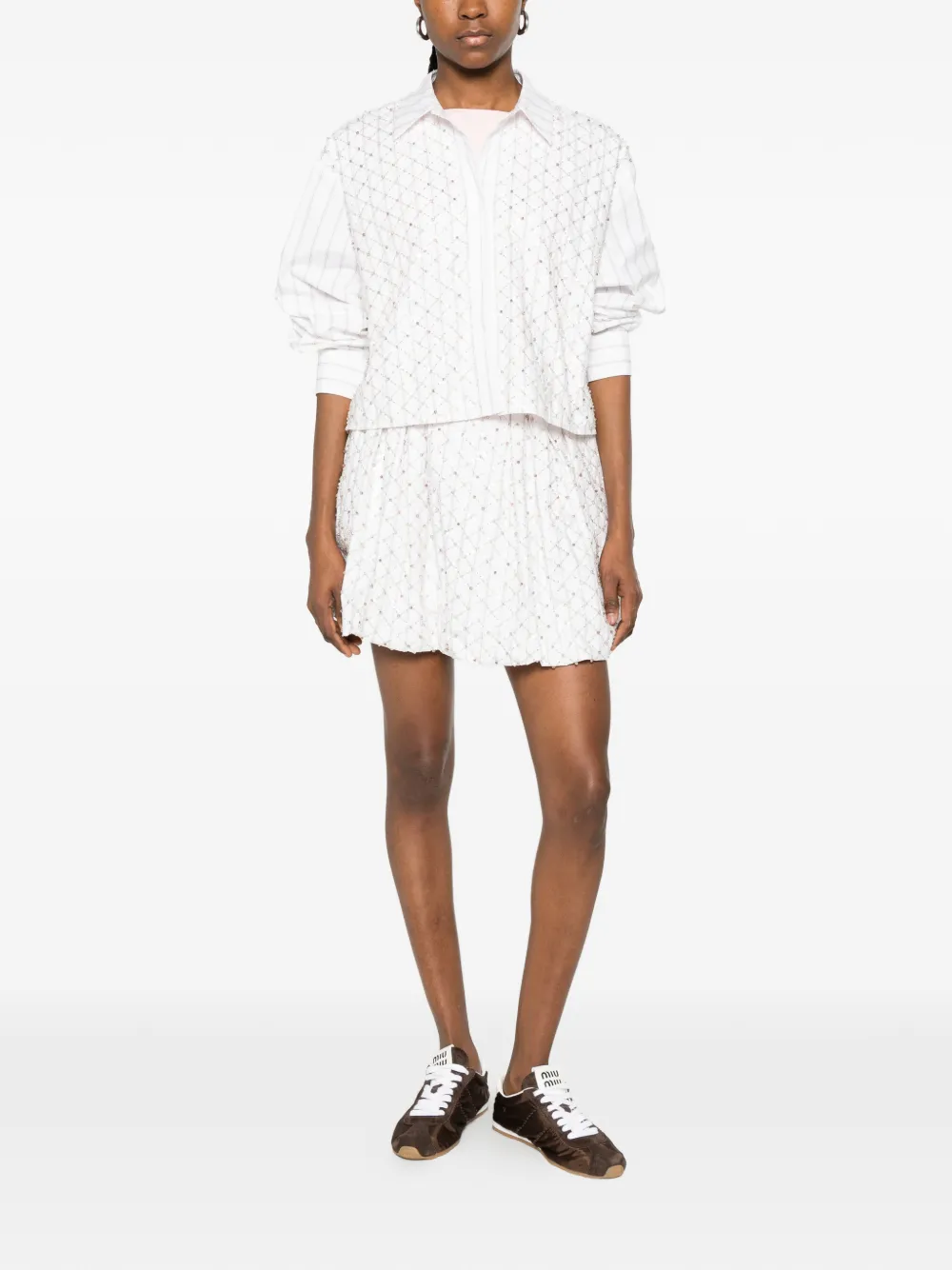 Maje Cropped top Wit