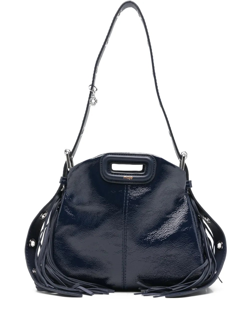 Maje Miss M fringe embellished bag - Blu
