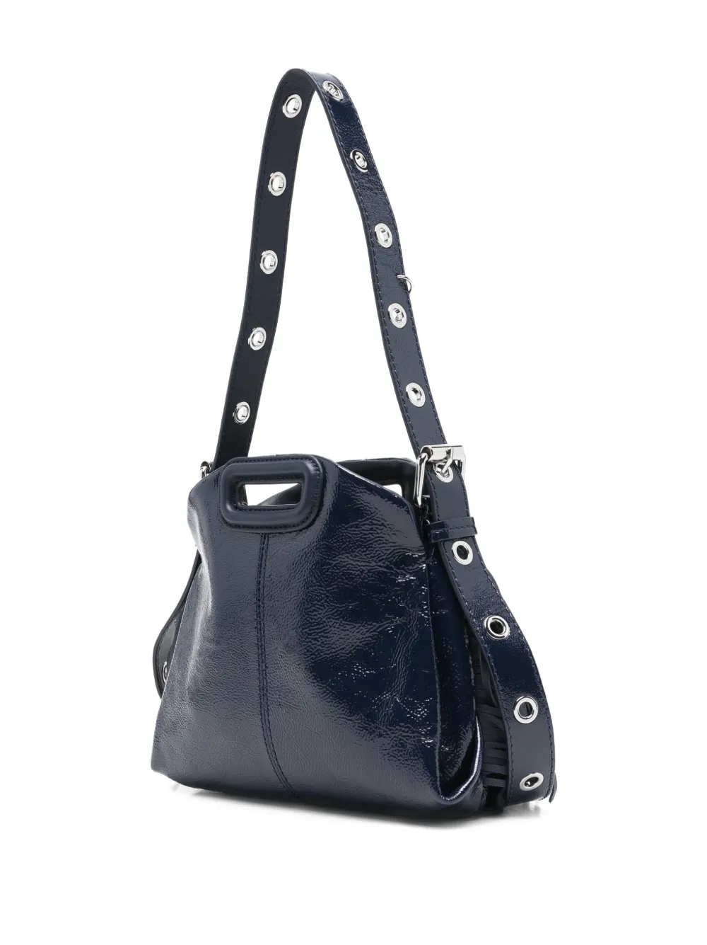  Maje Bolso Miss M Mini Con Flecos - Azul 