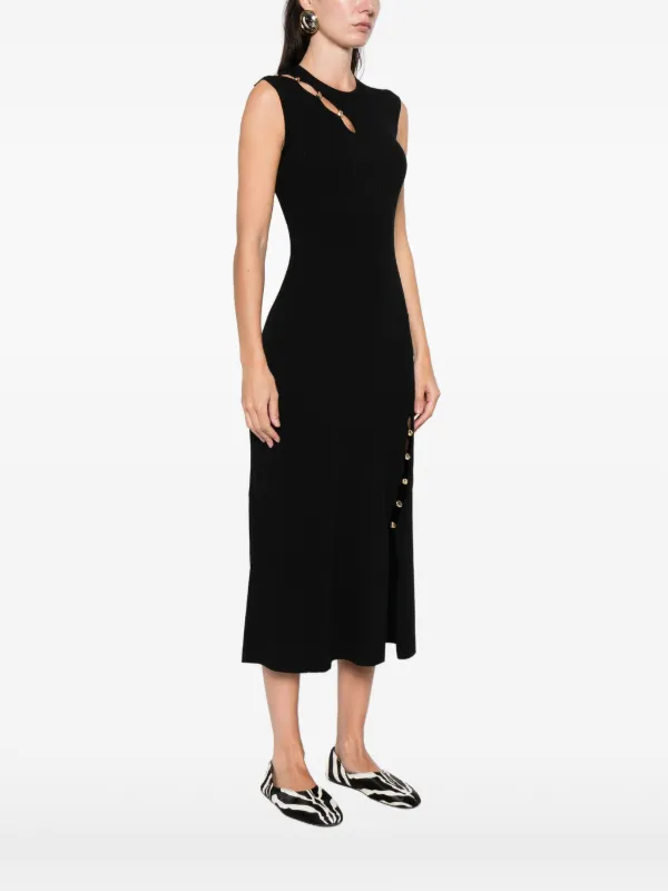 joyce midi dress Joyce V Neck Pleated Midi Current Air Dress- SALE L