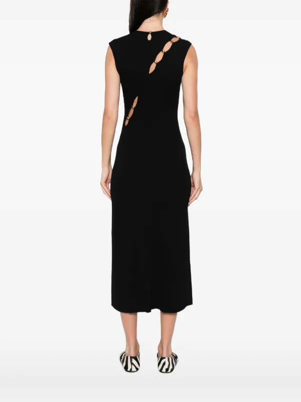 maje rib knit maxi dress Rib knit maxi dress