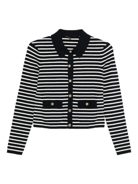 Maje striped button cardigan