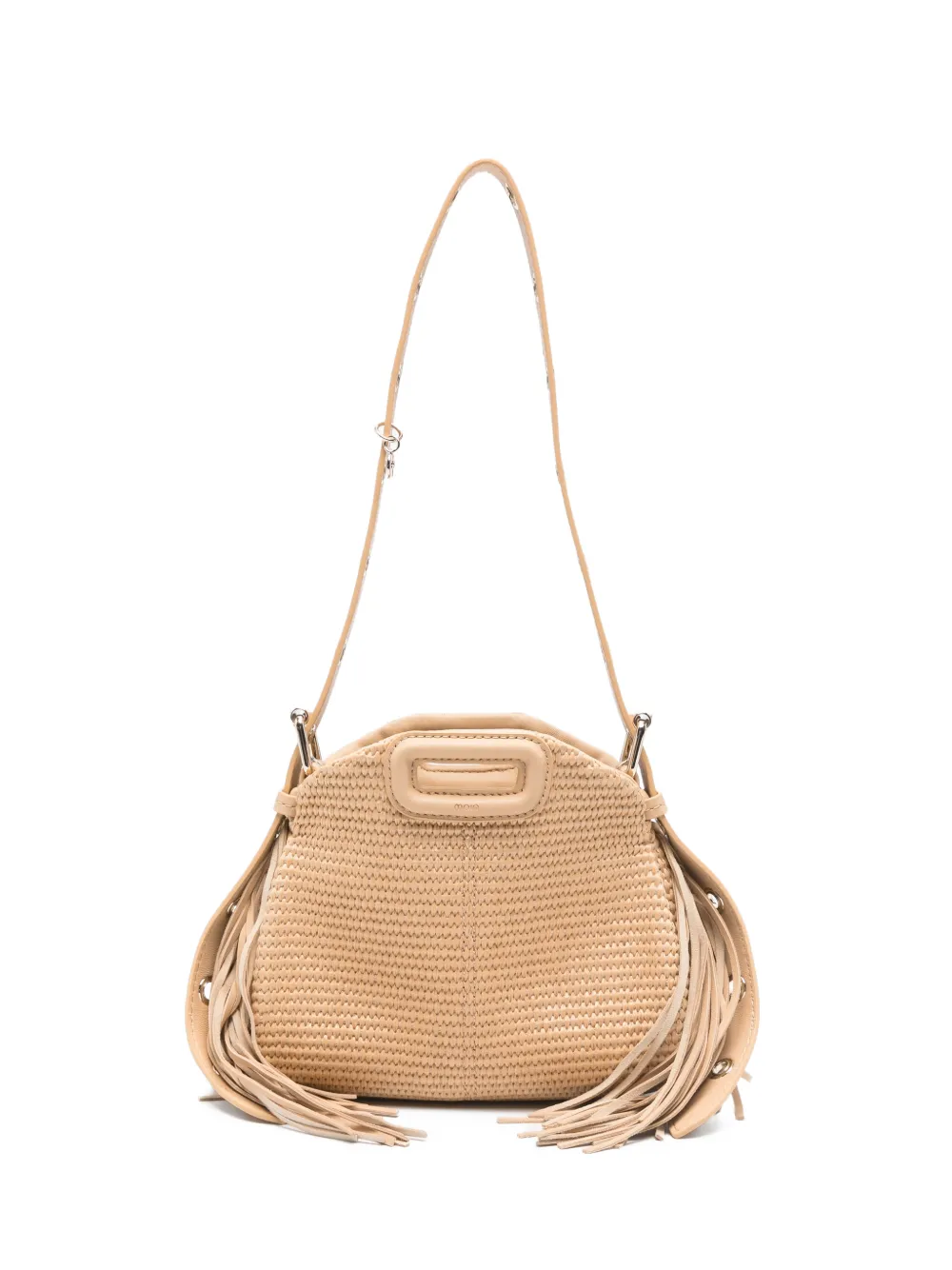 Maje Borsa a spalla con frange - Toni neutri
