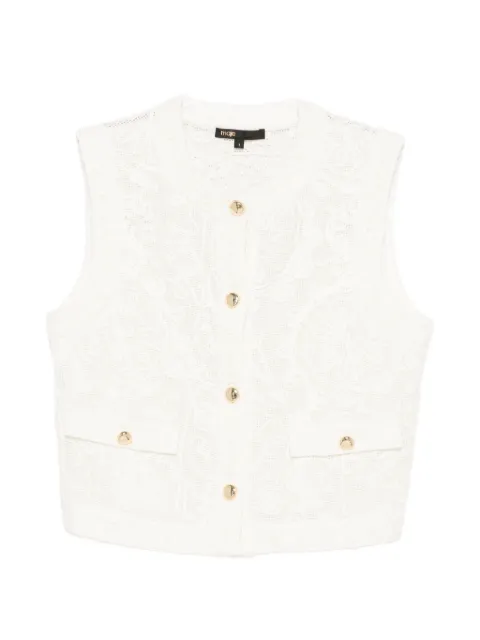 Maje buttoned vest