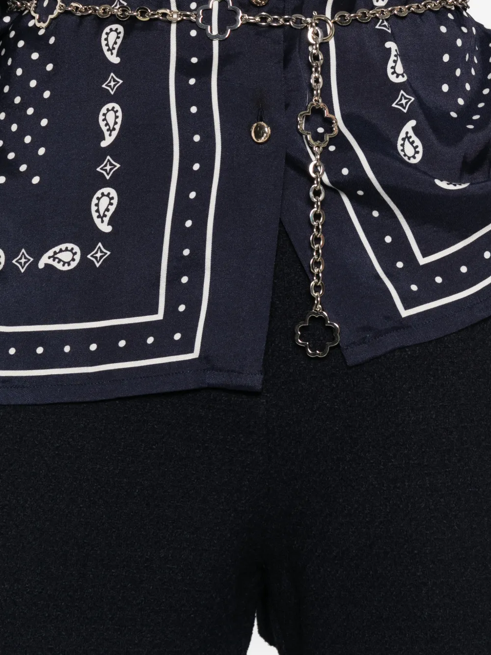 Maje Overhemd met stippen Blauw