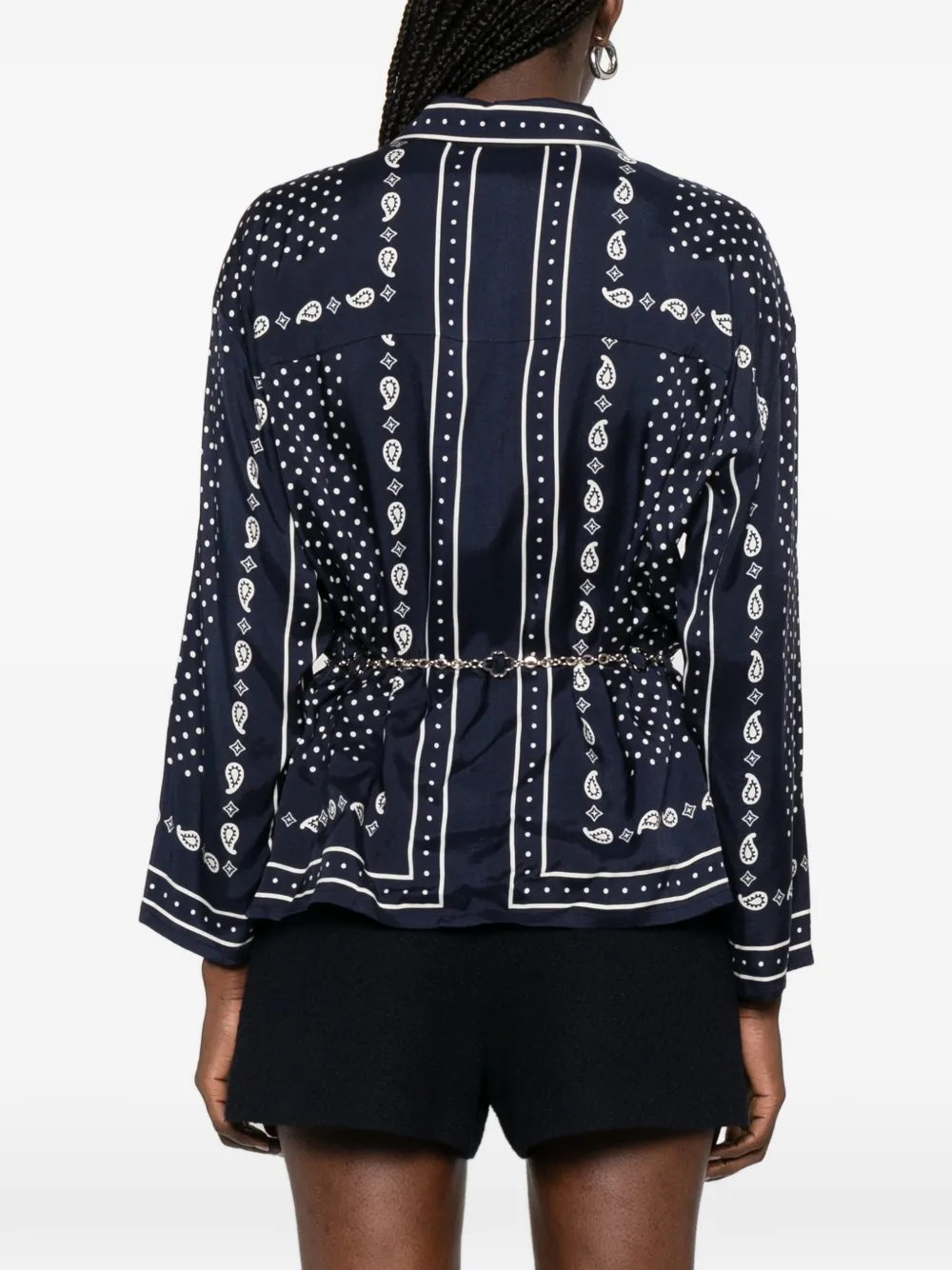 Maje Overhemd met stippen Blauw