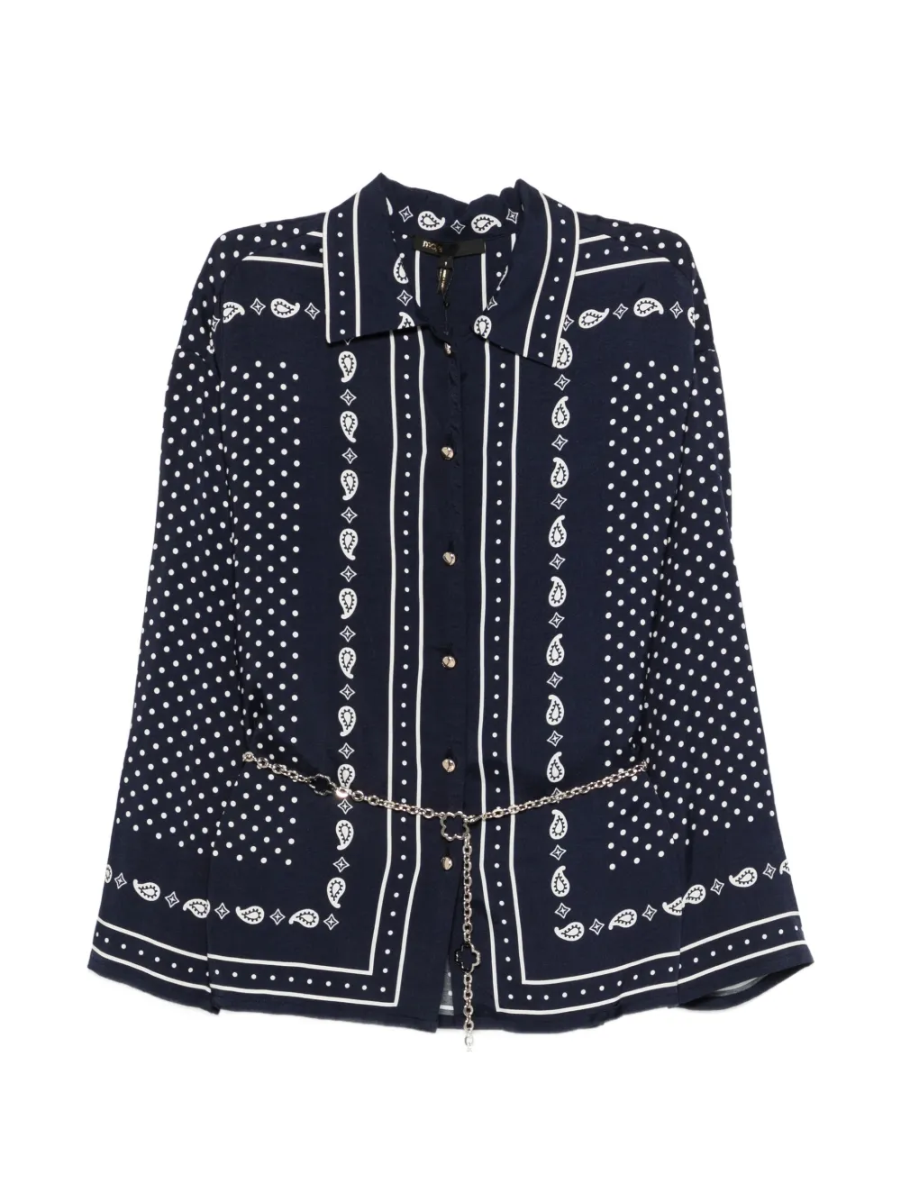 Maje Camicia a pois - Blu