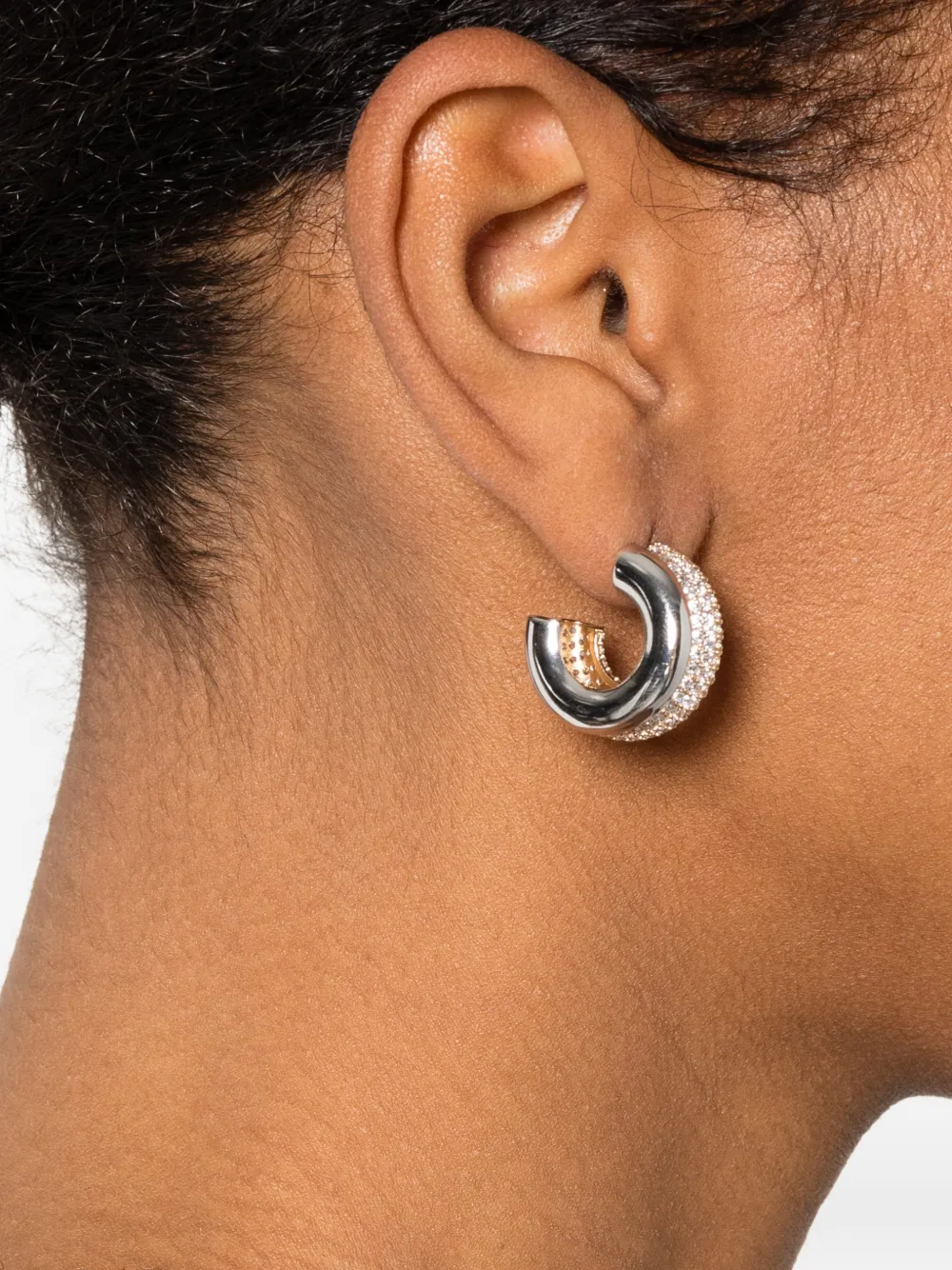 Maje post fastening earrings - Zilver