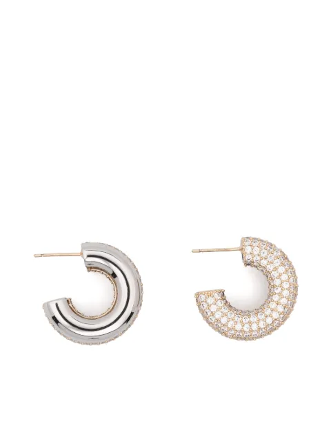 Maje post fastening earrings