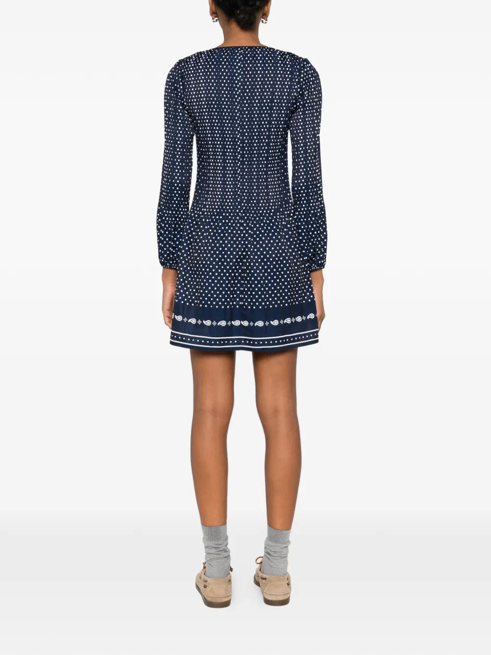 Maje Mini-jurk met stippen Blauw