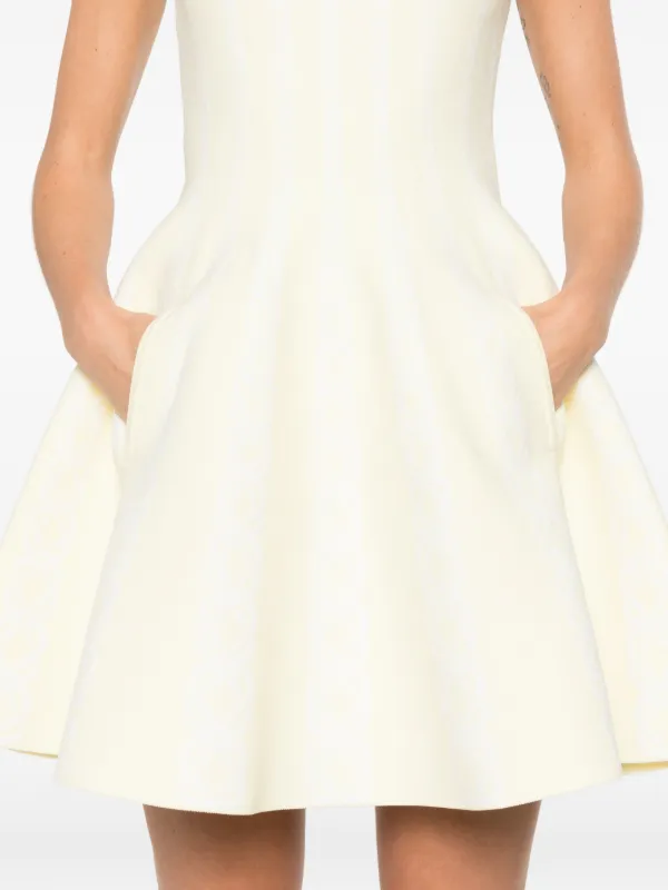 Maje square-neck Knitted Mini Dress | Yellow | FARFETCH Maje square-neck Knitted Mini Dress | Yellow | FARFETCH