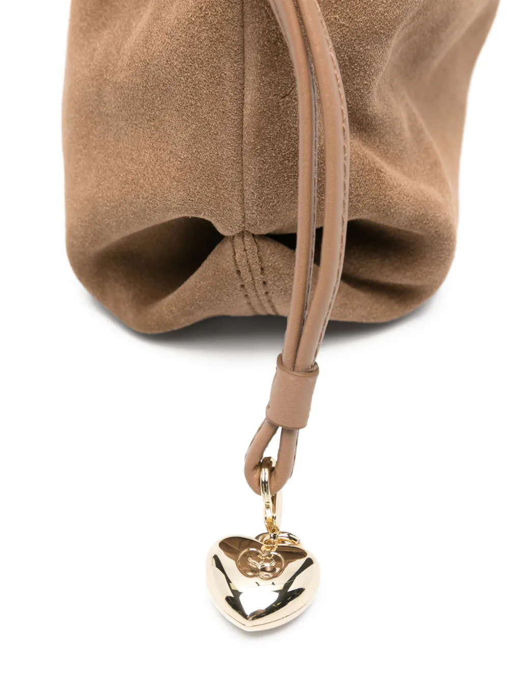 Heart-Charm Shoulder Bag