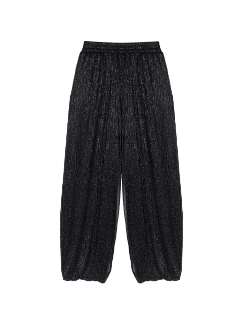 Maje metallic-effect straight trousers