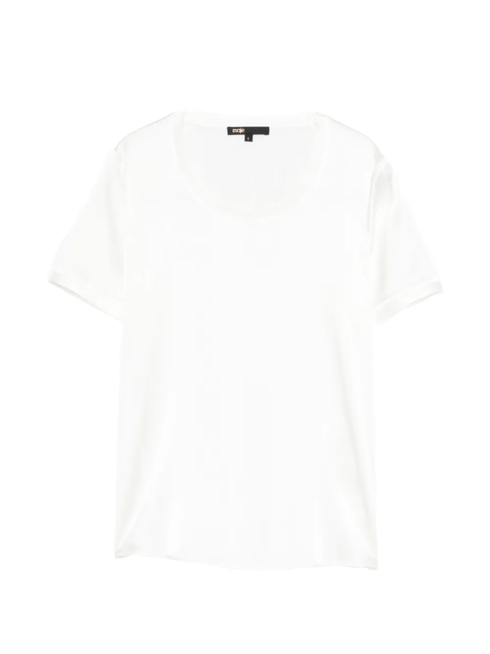 Maje round-neck T-shirt - Bianco
